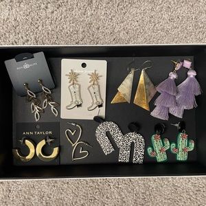 8 Pairs of Statement Earrings